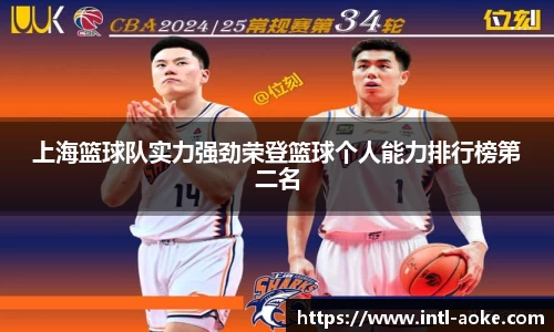 上海篮球队实力强劲荣登篮球个人能力排行榜第二名